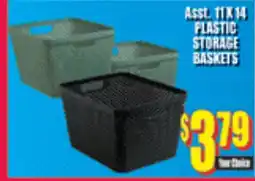 Reams Plastic Storage Baskets offer