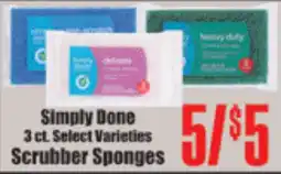 Reams Simply Done Scrubber Sponges offer