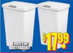 Reams Touch Top Wastebasket offer
