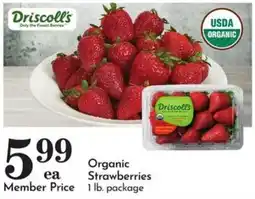 Food Pavilion Driscoll's organic strawberries offer