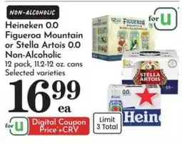 Food Pavilion Heineken 0.0 Figueroa Mountain or Stella Artois 0.0 Non-Alcoholic offer