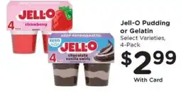 Pay Less Jell-o pudding or gelatin offer
