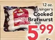 Eurofresh Market Usinger's Cooked Bratwurst offer