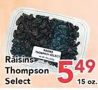 Eurofresh Market Raisins Thompson Select offer