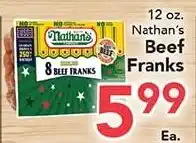 Eurofresh Market Nathan's Beef Franks offer