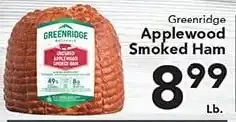 Eurofresh Market Greenridge Applewood Smoked Ham offer