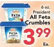 Eurofresh Market President All Feta Crumbles offer