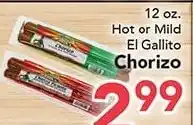 Eurofresh Market El Gallito Chorizo offer