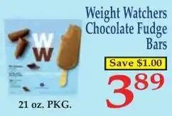 DeMoulas Market Basket Weight Watchers Chocolate Fudge Bars offer