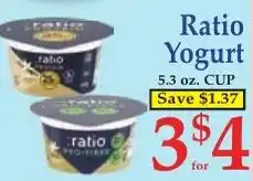 DeMoulas Market Basket Ratio Yogurt offer