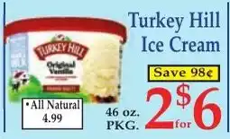 DeMoulas Market Basket Turkey Hill Ice Cream offer