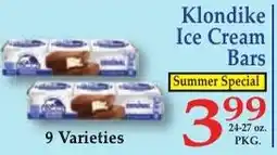 DeMoulas Market Basket Klondike ice cream bars offer
