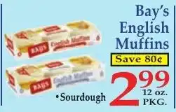 DeMoulas Market Basket Bay's English Muffins offer