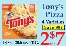 DeMoulas Market Basket Tony's Pizza offer