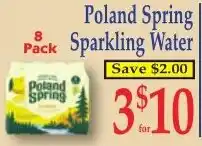 DeMoulas Market Basket Poland Spring Sparkling Water offer