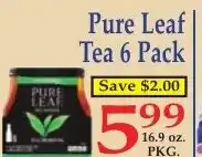 DeMoulas Market Basket Pure Leaf Tea 6 Pack offer