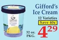 DeMoulas Market Basket Gifford's Ice Cream offer