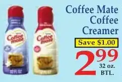 DeMoulas Market Basket Coffee Mate Coffee Creamer offer