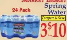 DeMoulas Market Basket Market Basket spring water offer