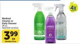 Food Pavilion Method cleaner or daily shower offer