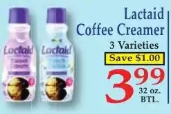 DeMoulas Market Basket Lactaid Coffee Creamer offer