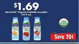 DeMoulas Market Basket Stonyfield Organic Probiotic Smoothie offer
