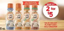 DeMoulas Market Basket Planet oat creamer offer
