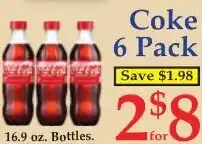 DeMoulas Market Basket Coke 6 Pack offer