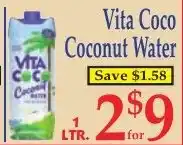 DeMoulas Market Basket Vita Coco Coconut Water offer