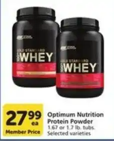 Food Pavilion Optimum Nutrition Protein Powder offer