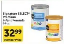 Food Pavilion Signature Select premium infant formula offer