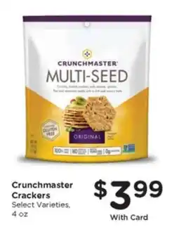 Pay Less Crunchmaster Crackers offer