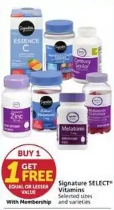 Food Pavilion Signature SELECT Vitamins offer