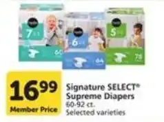 Food Pavilion Signature Select Supreme Diapers offer
