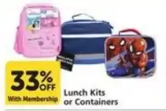 Food Pavilion Lunch Kits or Containers offer