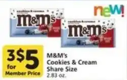 Food Pavilion M&M's Cookies & Cream offer