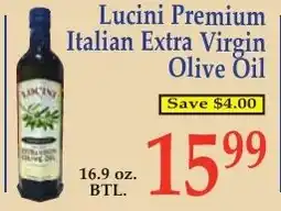 DeMoulas Market Basket Lucini premium italian extra virgin olive oil offer