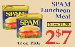 DeMoulas Market Basket Spam luncheon meat offer