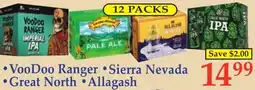 DeMoulas Market Basket Voodoo Ranger Sierra Nevada Great North Allagash offer