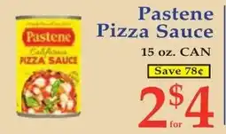 DeMoulas Market Basket Pastene pizza sauce offer