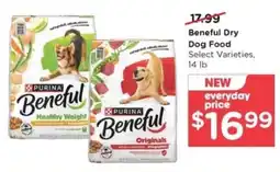 Pay Less Purina Beneful Dry Dog Food offer