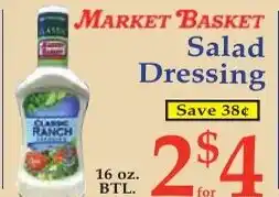 DeMoulas Market Basket Market Basket Salad Dressing offer