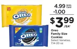 Pay Less Oreo Family Size Cookies offer