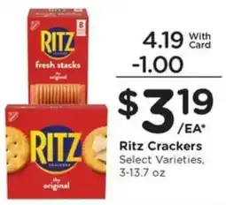 Pay Less Ritz Crackers offer