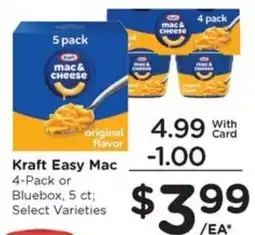 Pay Less Kraft Easy Mac offer