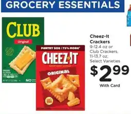 Pay Less Cheez-it crackers offer