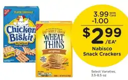 Pay Less Nabisco Snack Crackers offer