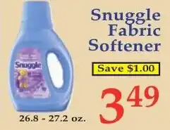 DeMoulas Market Basket Snuggle Fabric Softener offer