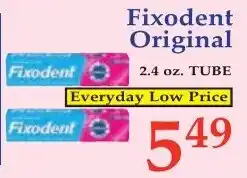 DeMoulas Market Basket Fixodent Original offer