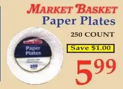 DeMoulas Market Basket Market Basket paper plates offer